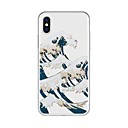 baratos Capinhas para iPhone-Capinha Para Apple iPhone X / iPhone 8 Plus / iPhone 8 Estampada Capa traseira Cen&amp;aacute;rio / Desenho Animado Macia TPU