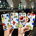 baratos Capinhas para iPhone-Caso para apple iphone xr / iphone xs max padr&amp;atilde;o / tampa traseira transparente dos desenhos animados macio tpu para iphone x xs 8 8 plus 7 7 mais 6 6 s 6 mais 6 s plus