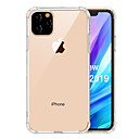 hesapli iPhone Kılıfları-Pouzdro Uyumluluk Apple iPhone 11 / iPhone 11 Pro / iPhone 11 Pro Max Şoka Dayanıklı / Su Resisdansı / Şeffaf Arka Kapak Şeffaf TPU