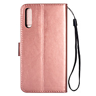 Capinha Para Samsung Galaxy Galaxy A50 (2019) / Samsung Galaxy A70 (2019) Porta-Cartão / Flip / Magnética Capa Proteção Completa Sólido TPU
