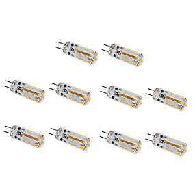 baratos Compre Mais, Poupe Mais-10pçs 2 W Luminárias de LED  Duplo-Pin 80-120 lm G4 Contas LED Branco Quente Branco Frio 12 V / 10 pçs