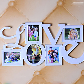 baratos Porta-Retratos &amp; Álbuns-Molduras Moderno/Contemporâneo / Casual / Escritório/Negócio Outros,Plástico 1Set Pequeno