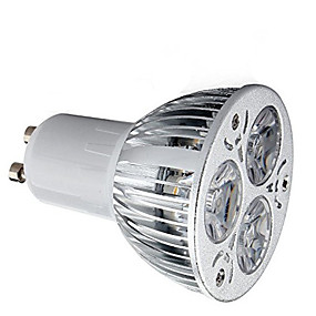 baratos Compre Mais, Poupe Mais-HRY 1pç 9 W Lâmpadas de Foco de LED 600 lm GU10 3 Contas LED LED de Alta Potência Decorativa Branco Quente Branco Frio 85-265 V / 1 pç / RoHs