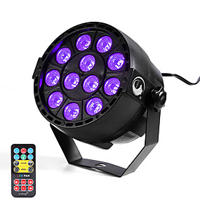 baratos Luzes LED de Cenário-U'King 12 W 12 Contas LED Luz de LED para Cenários Roxa 100-240 V / RoHs / CE / FCC