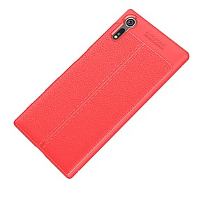 baratos Xperia XZ1-Capinha Para Sony Xperia XZ1 Compact / Sony Xperia XZ1 / Sony Xperia XZ Premium Ultra-Fina Capa traseira Sólido Macia TPU