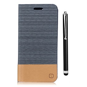 baratos LG G6-Capinha Para LG LG G6 / LG G5 / LG G4 Carteira / Porta-Cartão / Com Suporte Capa Proteção Completa Sólido Rígida PU Leather