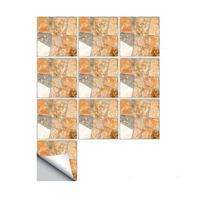 baratos Adesivos para Decoração-Autocolantes de Parede Decorativos - Autocolantes 3D para Parede Abstrato / Formas Banheiro / Cozinha