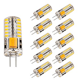 baratos Luminárias de LED  Duplo-Pin-10pçs 3 W Luminárias de LED  Duplo-Pin 220 lm G4 T 48 Contas LED SMD 3014 Adorável Branco Quente Branco Frio 12 V
