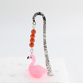 baratos Papelaria Gadgets-liga da forma / marcador pandent flamingo da resina para artigos de papelaria do lazer do escritório
