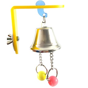 baratos Acessórios para Pássaros-Pássaro Poleiros &amp; Escadas Amigo de Animal de Estimação Brinquedo foco Felt / Fabric Toys Parrot Metal 7.5 cm