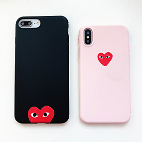 baratos iPhone 7-Capinha Para Apple iPhone XS / iPhone XR / iPhone XS Max Ultra-Fina / Estampada Capa traseira Desenho Animado TPU