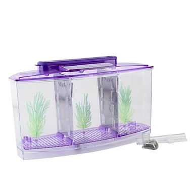 baratos Acessórios para Pequenos Animais-Aquários - de Plástico - Para Peixe