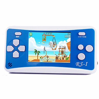 baratos Consoles de Videogames-rs-1 handheld game player para crianças sistema de jogo portátil video game player 2.5 lcd embutido 152 jogos clássicos
