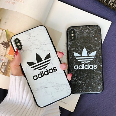 billige iPhone-etuier-Etui Til Apple iPhone XS / iPhone XR / iPhone XS Max Ultratynn / Mønster Bakdeksel Ord / setning / Marmor TPU